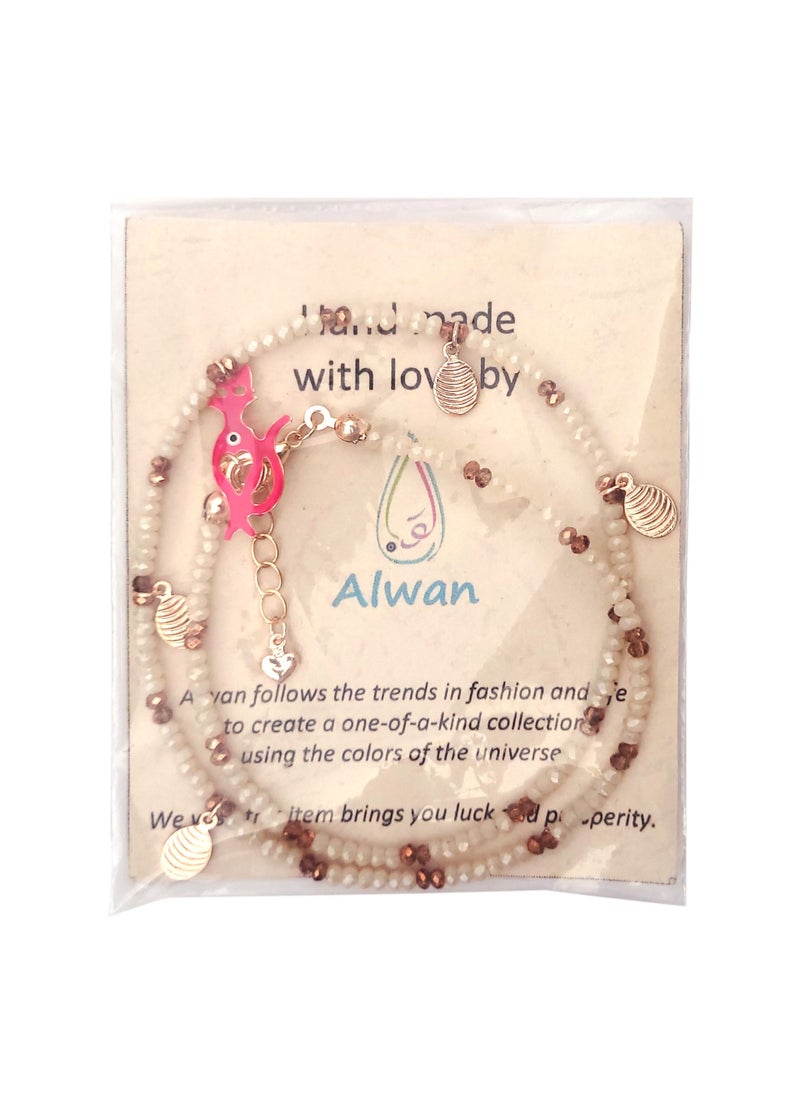 Alwan Crystal Necklace with a Cat Pendant  - Image 4