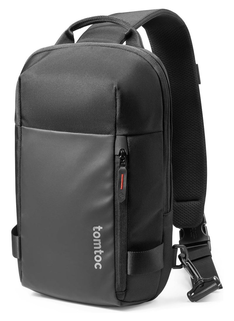 Tomtoc Navigator-T24 Sling Bag 5L, Compact Sling Bag, Crossbody Chest Shoulder Bag for 11 inch 2025 iPad A16, iPad Air M3&M2, iPad Pro M4, M2&M1, Nintendo Switch 2/Switch/OLED, Slim Lightweight Daypack for Daily Use  - Image 1