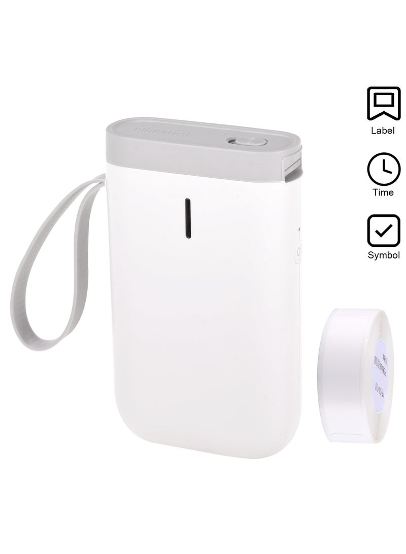 إسكدنيا D11 Label Maker Machine, Label Printer Tape Included Portable Wireless Connection Multiple Templates Available for Phone Easy to Use Office Home Organization USB Rechargeable - Image 3
