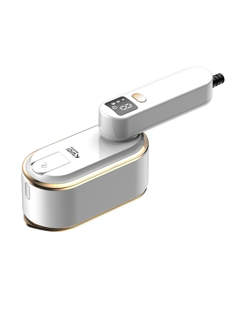 بيوينتي مكواة بخارية احترافية 1200 وات تسخين خلال 10 ثوانٍ، خزان 150 مل، وتقنية البخار الجاف والرطب للتخلص من التجاعيد بسهولة - Image 1