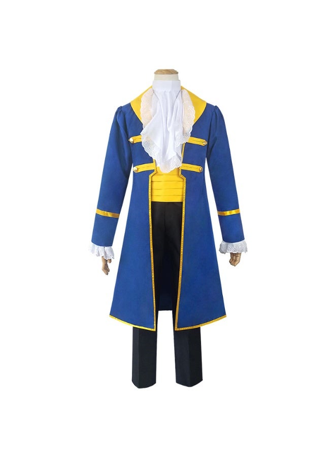 NIBEMINENT Beauty and the Beast Prince costume Stage costume Performance costume Halloween costume - Image 1
