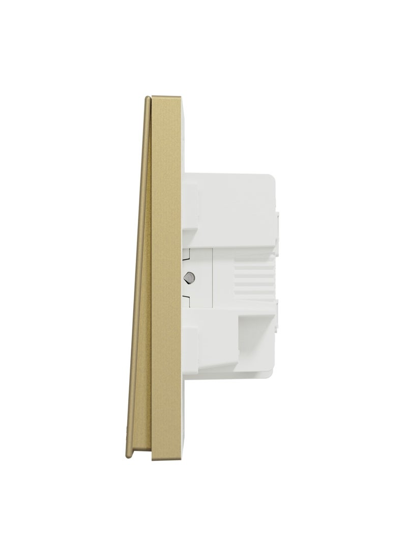 Schneider Electric AvatarOn C switch with Fluorescent Locator 2 way 4 gang 16AX 250V wine gold E8734L2F_WG - Image 5