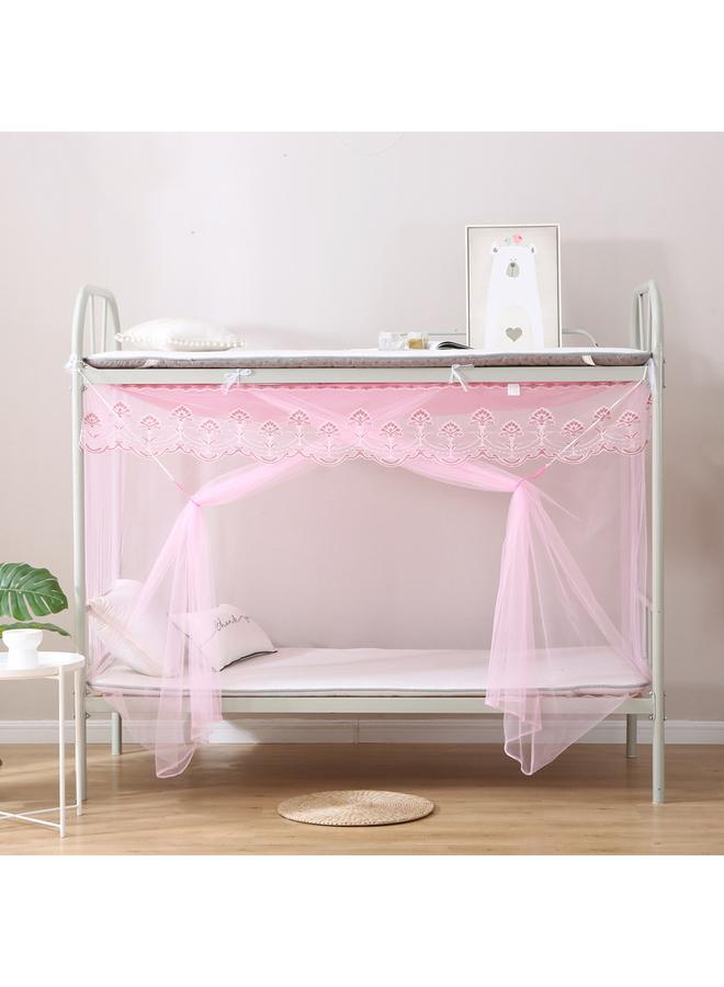 Bluejw Student Dormitory Zipper Mosquito Net Dust Top 0.9m Upper And Lower Bunk Bedroom 1m Single Double Bed 1.2 Household 1.5 Meters - Image 1