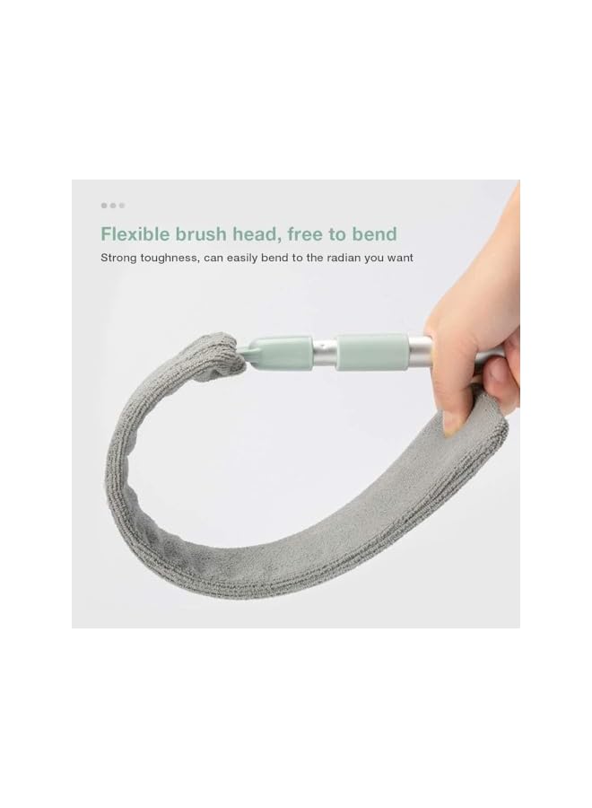erorex Removable and Washable Telescopic Dust Collector Microfiber Cleaning Brush Dust Brush, Retractable Gap Dust Cleaning Artifact for Home Bedroom Kitchen - Image 4