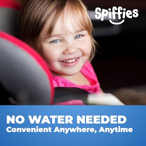 Spiffies Baby Teeth Wipes - Grape Flavor, Xylitol-Enriched Baby Gum Cleaner & Dental Wipes for Teething Relief and Teeth Cleaning - Safe for Infants & Toddlers, 20 Count (Pack of 6) - Image 5