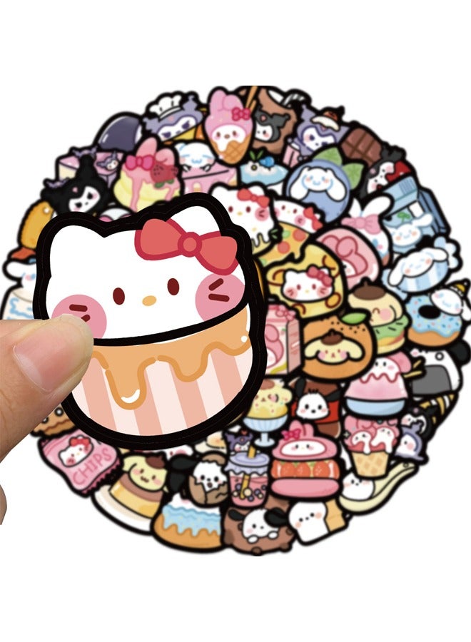 55PCS Cartoon Stickers, Cartoon Creative Stickers, DIY Waterproof Sticker, Unrepeated Stickers for Laptop, Phone, Skateboard, Water Bottles, etc - Image 5