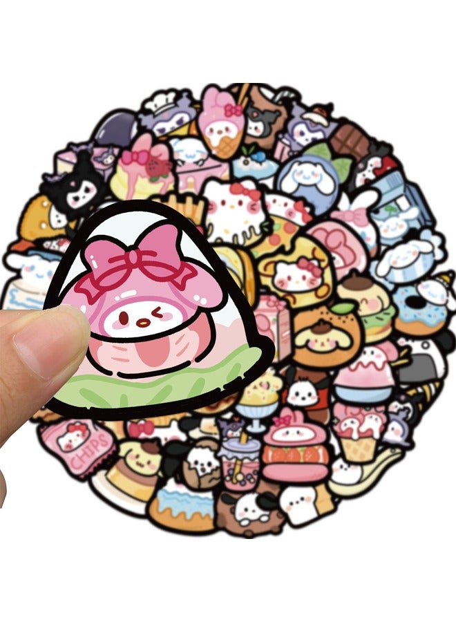 55PCS Cartoon Stickers, Cartoon Creative Stickers, DIY Waterproof Sticker, Unrepeated Stickers for Laptop, Phone, Skateboard, Water Bottles, etc - Image 4