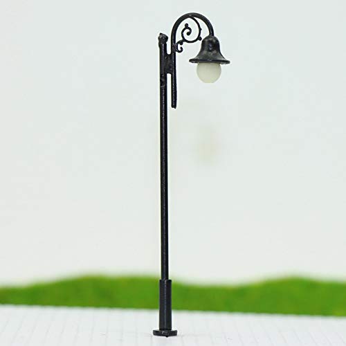 Evemodel LYM39 10pcs Model Railway Train Lamp Post 6.8cm or 2.68inch Street Lights HO OO Scale LEDs New - Image 2