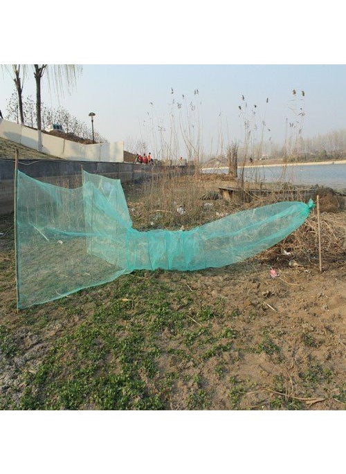 Generic - River blocking net Tiger Mouth net sleeve fishing net eight net fishing net fishing cage fishing gear aircraft Net bamboo pole lobster cage - Image 1