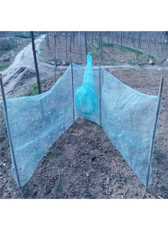 Generic - River blocking net Tiger Mouth net sleeve fishing net eight net fishing net fishing cage fishing gear aircraft Net bamboo pole lobster cage - Image 1
