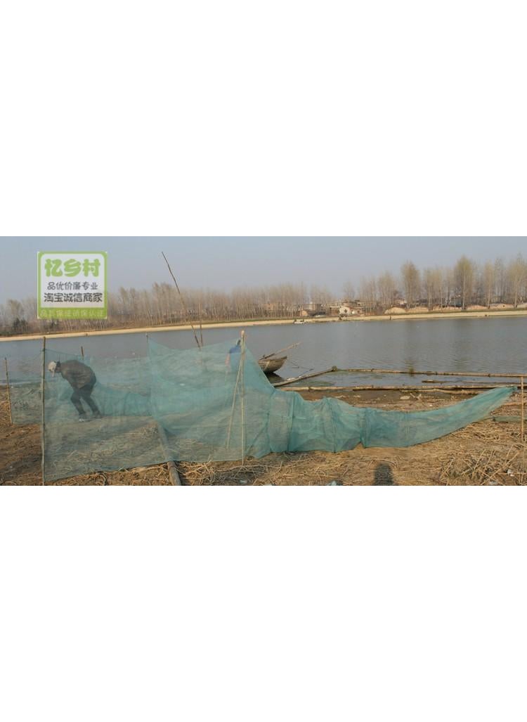 Generic - River blocking net Tiger Mouth net sleeve fishing net eight net fishing net fishing cage fishing gear aircraft Net bamboo pole lobster cage - Image 1