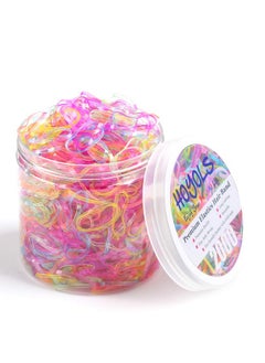 HOYOLS Hoyols 2000 Small Baby Toddler Rubber Bands Hair Ties Ponytail Elastic Multi Color for Kids Girls Hair Value Pack  - Image 1