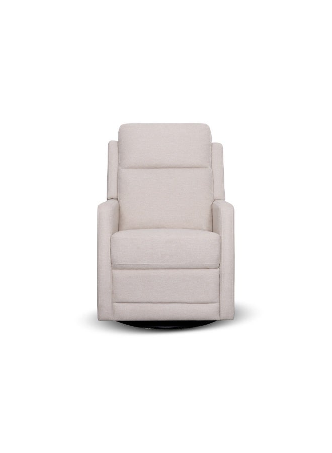 Rotai Diana Single Seater Manual Recliner Chair | Recliner Sofa with Glide & Swivel Base | Plush Cushioning, Durable Fabric & 2 Years Warranty (BEIGE) - Image 3