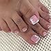 Vezocim Press-On Acrylic Fake Toenails - Full Cover Reusable False Toenails with Glue Set, Peel & Stick Designs - Image 2