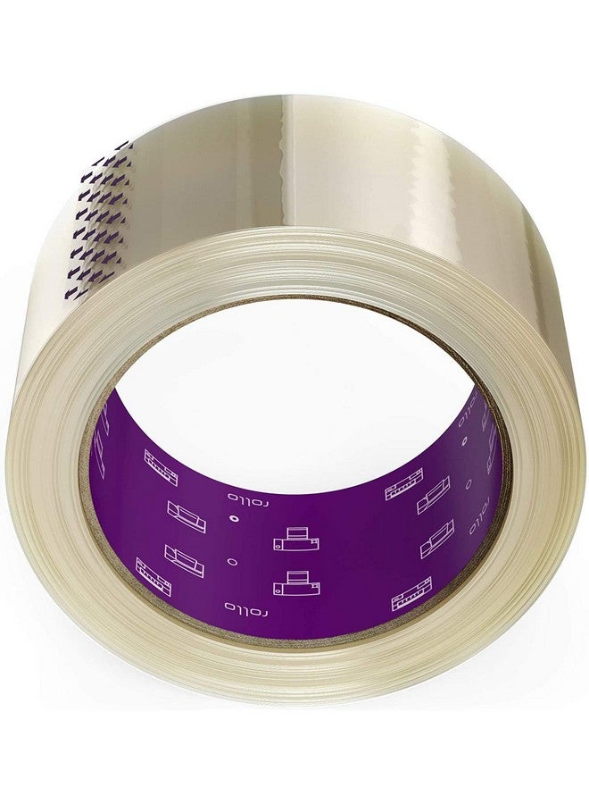 ROLLO No Noise Packing Tape Silent Shipping Tape 60 Yards X 2 Wide X 2.6 Mil Thick (6 Refill Rolls) Clear Heavy Duty Industrial Quiet Tape For Packaging Shipping Moving Storage With No Bubbles - Image 2