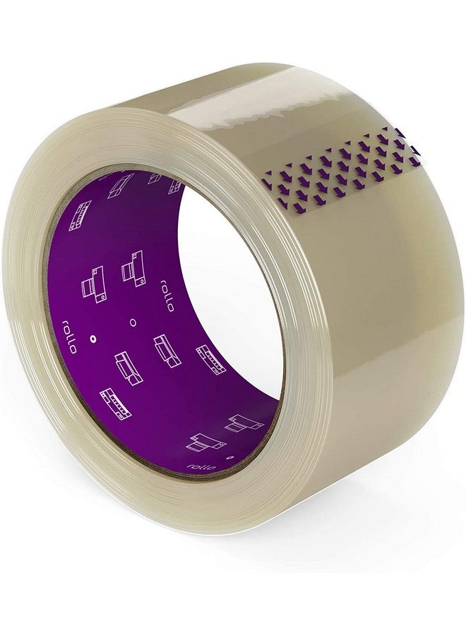 ROLLO No Noise Packing Tape Silent Shipping Tape 60 Yards X 2 Wide X 2.6 Mil Thick (6 Refill Rolls) Clear Heavy Duty Industrial Quiet Tape For Packaging Shipping Moving Storage With No Bubbles - Image 3