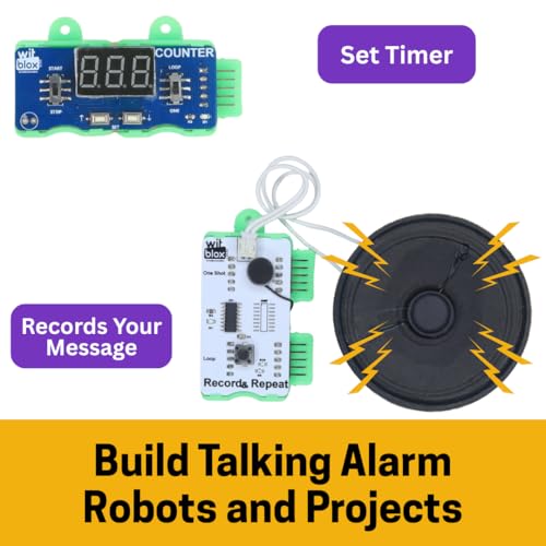 WitBlox Talking Alarm Kit for Kids | Build Time & Counter Projects | STEM Electronics | DIY Robotics & Science Kit | Ideal for School Projects | Ages 8–14 - Image 2