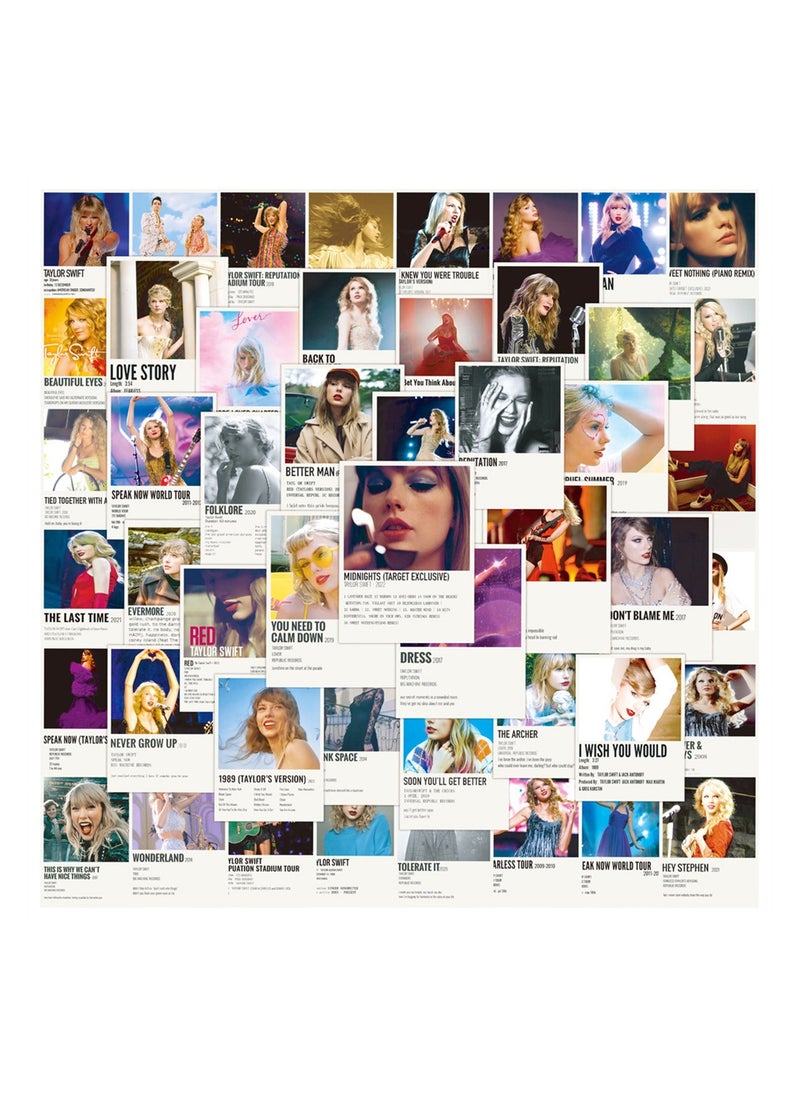 null - 50-Piece Taylor Swift Cute Vinyl Waterproof Sticker - Image 1