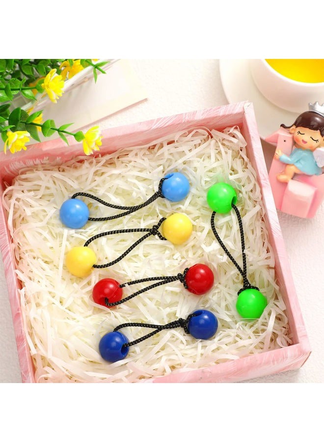 Jutom 24 Pieces Hair Tie Balls 20mm Bubble Ponytail Holders for Girls Double Bead Bubble 80s 90s Hair Balls Tie Elastic Accessories for Baby Toddler(Cute Color) - Image 3