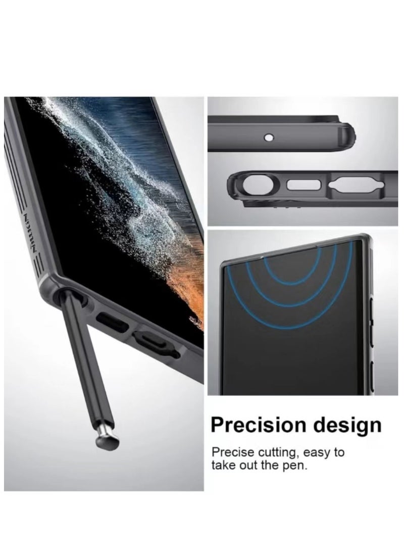 Nillkin - The shell is compatible with Samsung Galaxy S24 Ultra 5G, [camera protection] sliding camera cover, fingerprint-proof, ultra-thin and stylish mobile phone case back cover. - Image 1