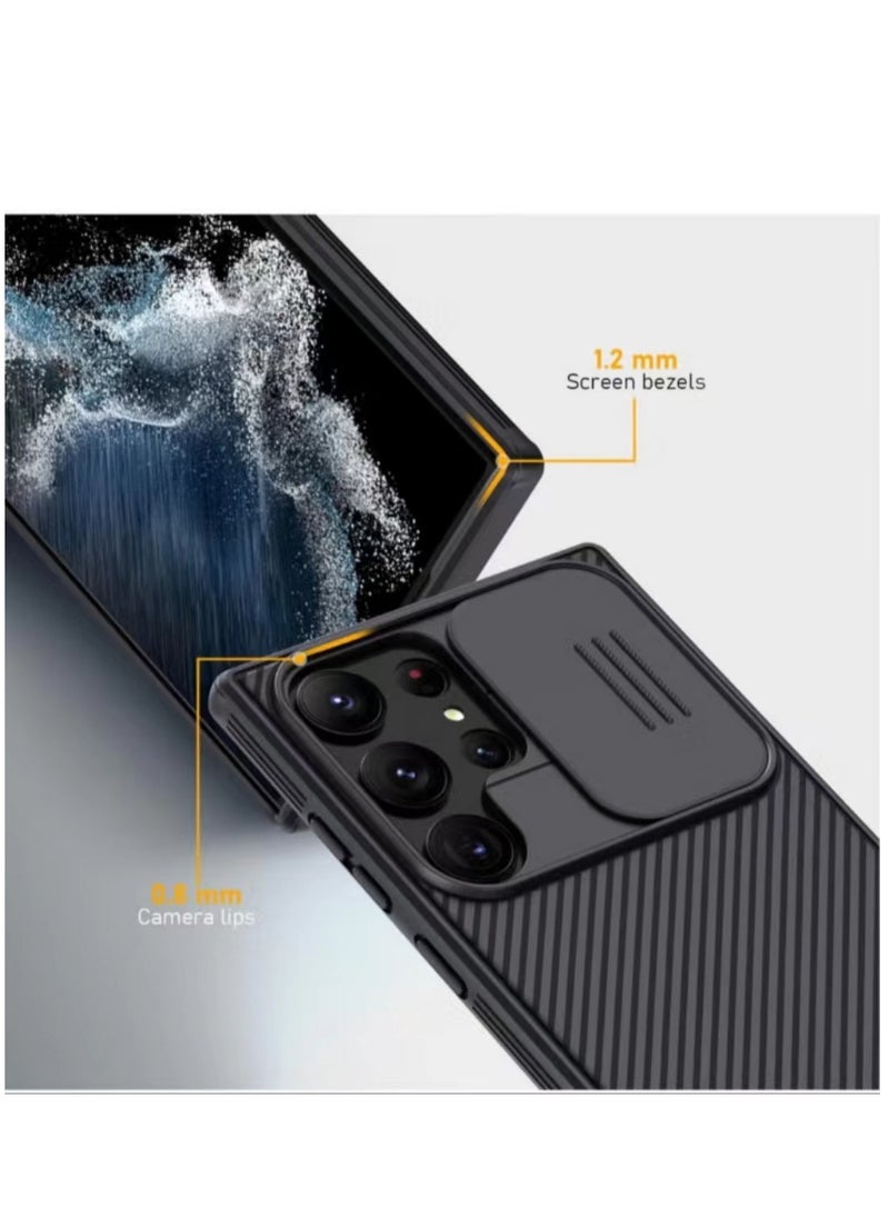 Nillkin - The shell is compatible with Samsung Galaxy S24 Ultra 5G, [camera protection] sliding camera cover, fingerprint-proof, ultra-thin and stylish mobile phone case back cover. - Image 1