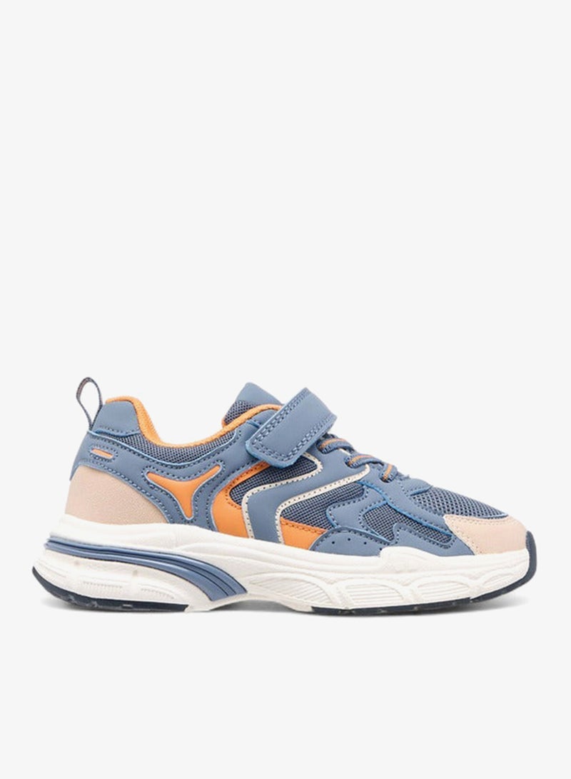 سيد دوتشيني سنيكرز أولاد بنعل خارجي بنقوش مع إغلاق بشريط لاصق - Image 1