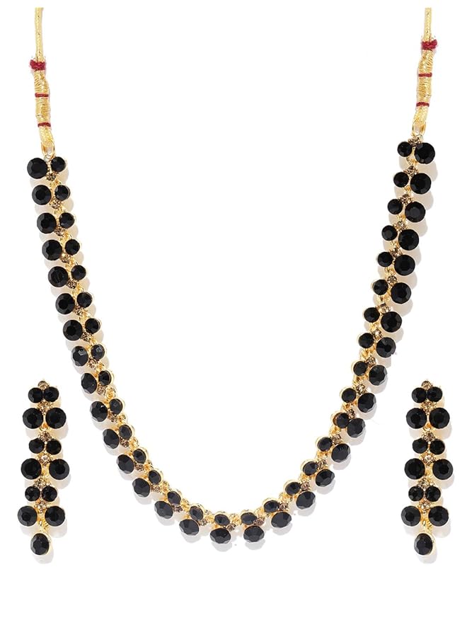 erorex Jewelery Set For Women Black Zpfk9065 - Image 1