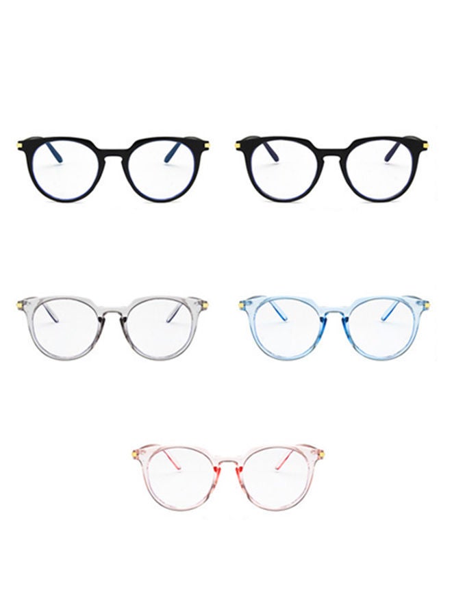 NIBEMINENT 5-Pair Oval Eyeglasses Frames