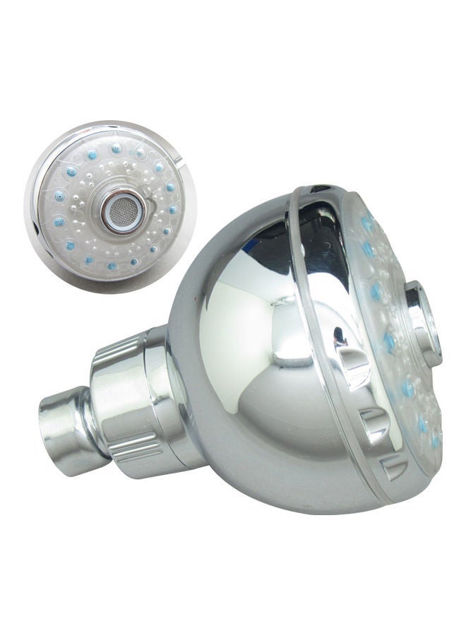 NIBEMINENT Color Changing LED Shower Head Silver 10x8x8cm  - Image 1