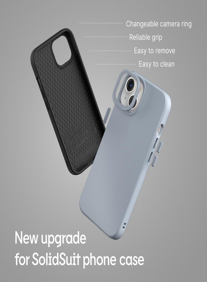 راينوشيلد جراب RhinoShield متوافق مع (آيفون 15 برو)، من SolidSuit - جراب واقٍ رفيع وممتص للصدمات بلمسة نهائية فاخرة - حماية من السقوط من ارتفاع 3.5 متر - أزرق فيروزي - Image 5
