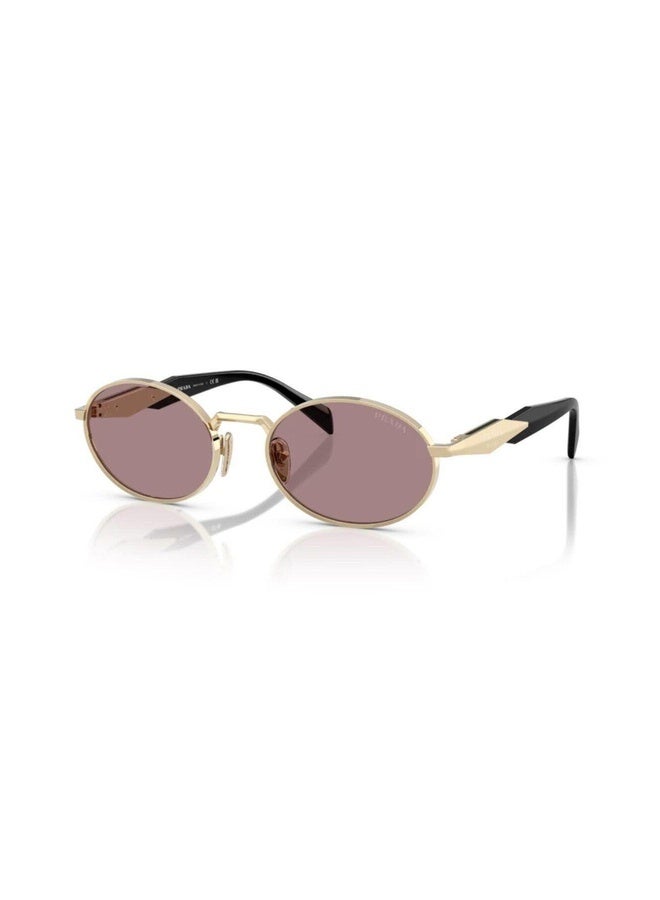 PRADA Woman OVAL  SUNGLASSES- PR 65ZS - lense size:55mm - PALE GOLD - Image 1