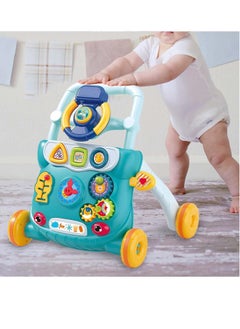 Necomi Baby Walker Toys for 1 Year Old, Sit to Stand Learning Activity Center Push Walker, Musical Stroller Toy for Toddlers & Preschoolers  - Image 3