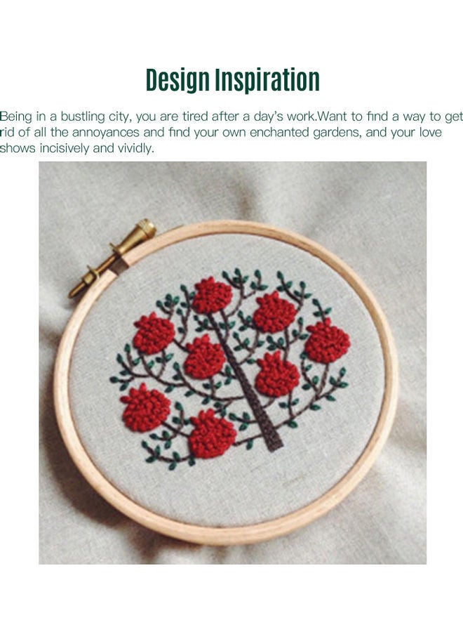 NIBEMINENT Embroidery Kit for Education and Crafts Multicolour - Image 3
