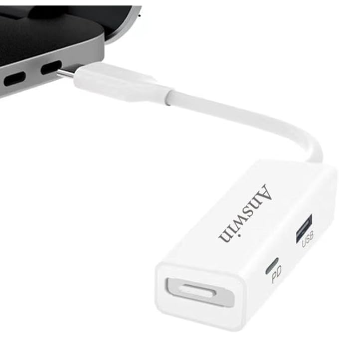Answin MAG-SAFE TO USB C ADAPTER 3-IN-1 MAG-SAFE 1 & 2 ADAPTER & USB C PD & QC USB (CHARING ONLY) FOR IPHONE 15 SERIES, M1/M2 MACBOOK, MACBOOK AIR AND MORE USB-C DEVICES - Image 3
