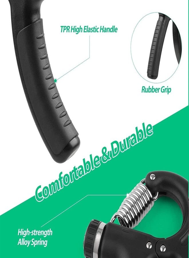 Esselkay Adjustable Hand Gripper 2.0 for Strengthener (10Kg to 40Kg), Training, Forearm Exerciser, Finger Exercise, Power Gripper, Workout Equipment to Use in Home and Gym for Men & Women (Grey/Black) - Image 4