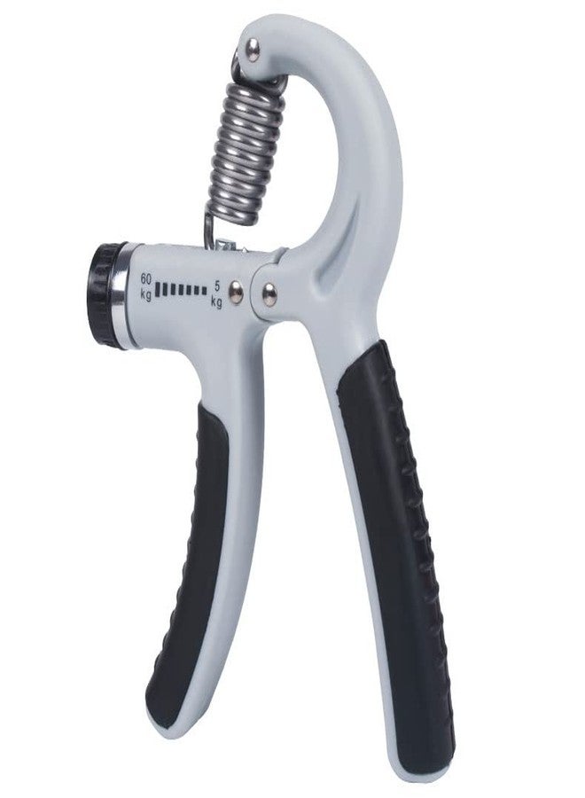 Esselkay Adjustable Hand Gripper 2.0 for Strengthener (10Kg to 40Kg), Training, Forearm Exerciser, Finger Exercise, Power Gripper, Workout Equipment to Use in Home and Gym for Men & Women (Grey/Black) - Image 1