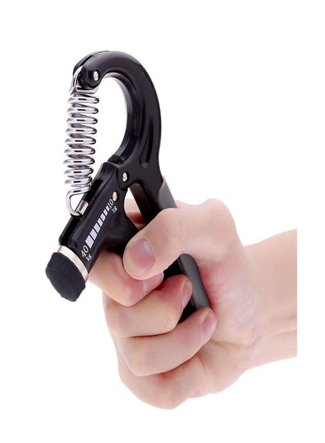 Esselkay Adjustable Hand Gripper 2.0 for Strengthener (10Kg to 40Kg), Training, Forearm Exerciser, Finger Exercise, Power Gripper, Workout Equipment to Use in Home and Gym for Men & Women (Grey/Black) - Image 5