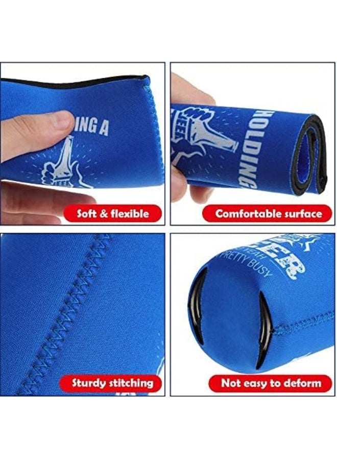 Patelai 8 Pieces Beer Can Sleeves Beer Can Coolers Funny Quotes Neoprene Drink Cooler Sleeves for Cans and Bottles - Image 5