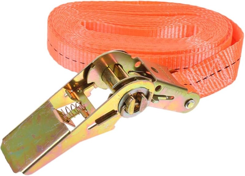 Heavy Duty Ratchet Tie Down Strap 2 Inch x 27 Ft for Cargo Trailer Boat Kayak - Image 1