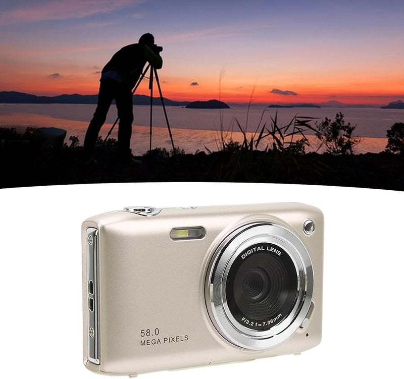 Type 1 Digital Camera 58MP 4K HD Video 16X Zoom 2.88 Inch Screen Fixed Macro - Image 4