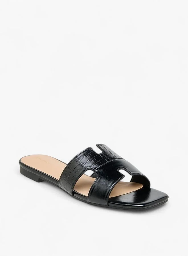 فلورا بيلا من شو إكسبرس صنادل نسائية بنقوش