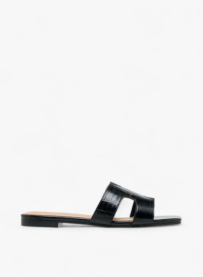 فلورا بيلا من شو إكسبرس صنادل نسائية بنقوش