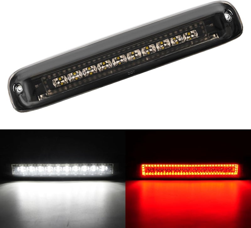 BORDAN Third Brake Light LED Fit for 1999-2007 Chevy Silverado GMC Sierra 1500 2500 3500 HD Classic, Red Cargo Lamp Rear 3rd Brake Lights Accessories High Mount Stop Light - Image 1