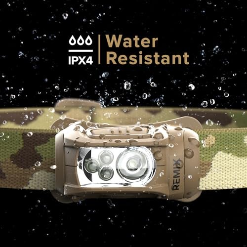 Princeton Tec Remix 300 Headlamp with Red LEDs, Multicam, RMX300-RD-MC - Image 3