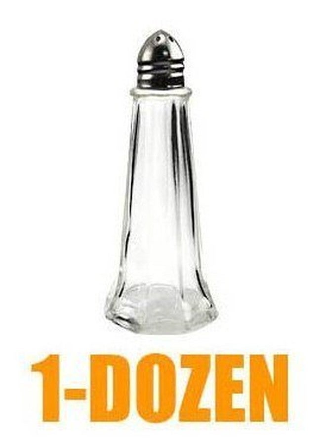 overstockedkitchen DOZEN CHROME TOP TOWER SALT PEPPER SHAKER - WHOLESALE - Image 2