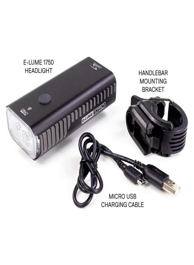 Serfas E-Lume 1750 Bike Light Bicycle Headlight Night Riding 1750 Lumens - Image 2
