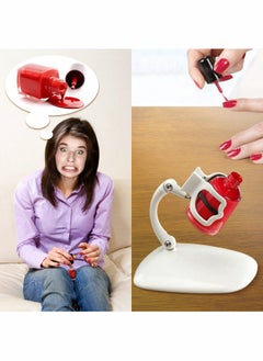 Y&D Nail Polish Holder, Fingernail Polishing Tool, Manicure and Pedicure Accessory  - Image 4