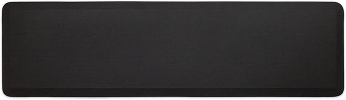 NEWLIFE DESIGNER COMFORT ERGOFOAM CUSHIONED ANTIFATIGUE KITCHEN FLOOR MAT STAINRESISTANT WATERPROOF NONSLIP PADDED DESKOFFICE MAT 20 X 72 GRASSCLOTH CHARCOAL
