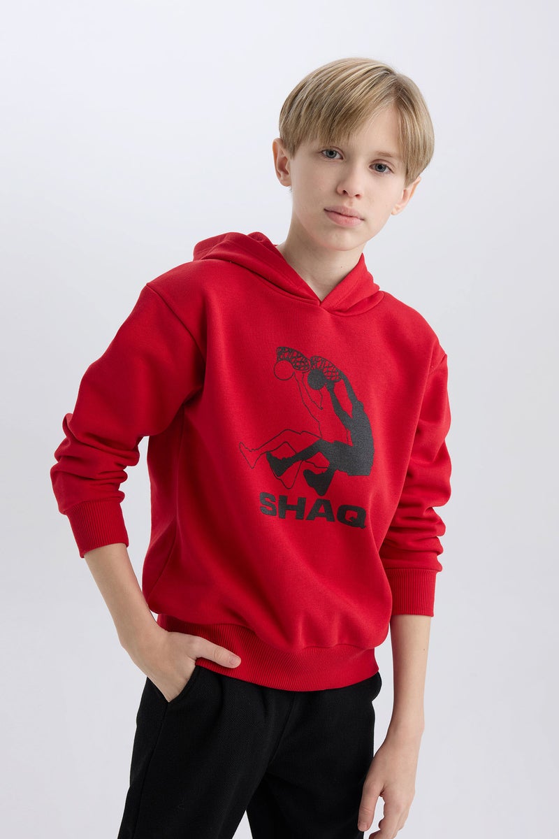 DeFacto Boy Shaquille O'Neal Hooded Thick Sweatshirt  - Image 1