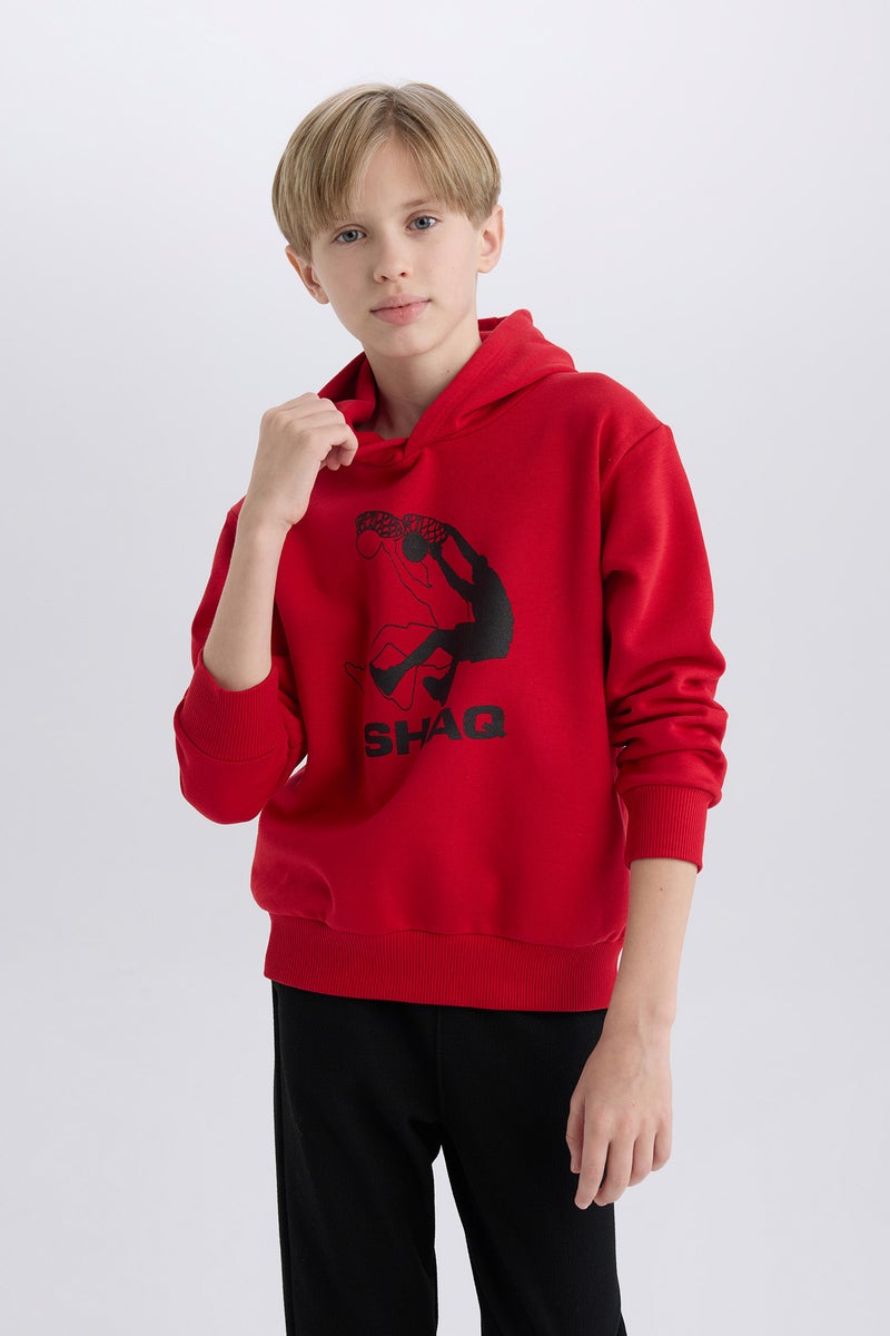 DeFacto Boy Shaquille O'Neal Hooded Thick Sweatshirt  - Image 3